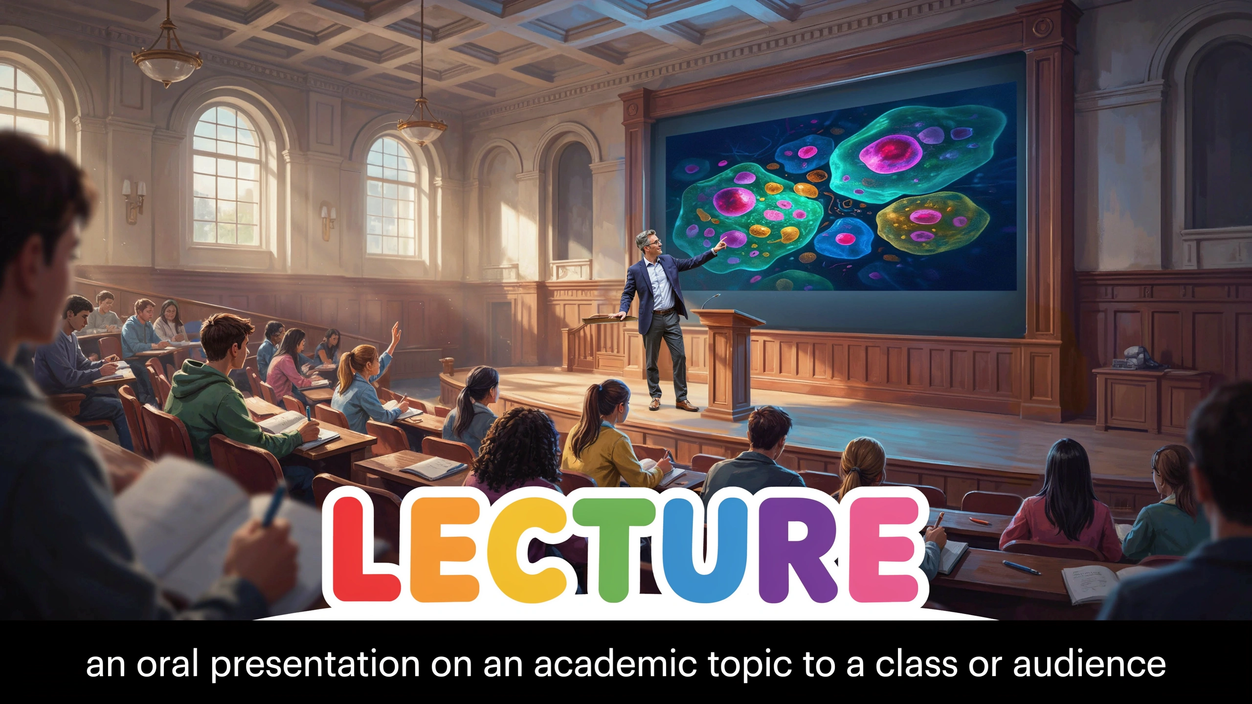 English Illustration for lecture